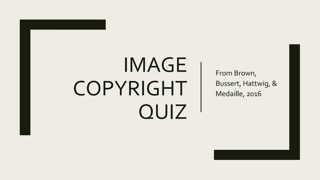 Visual literacy quiz