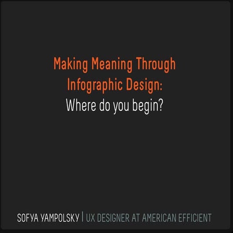 Making Meaning Through Infographic Design
