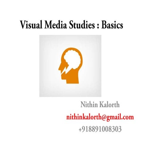 Visual Media Studies - Basic Only