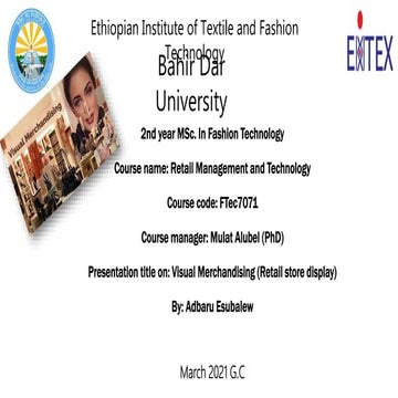 Visual merchendising