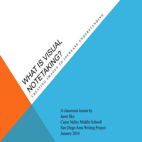 Visual Notetaking  with English Learners