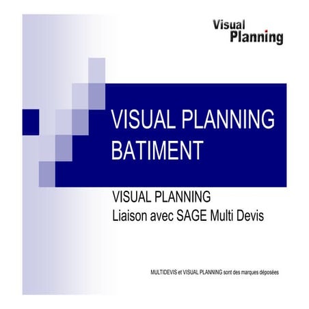 FR - Visual Planning Batiment géneral