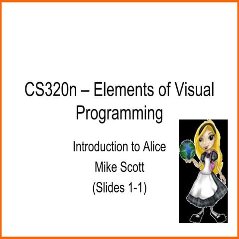 Visual programming | PPT | Computer Animation | Computer Software and ...