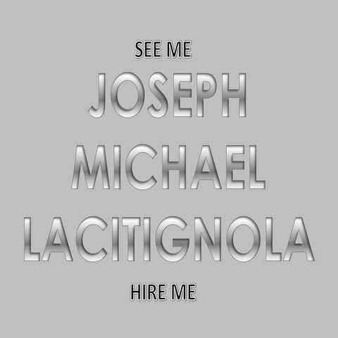 Joe Lacitignola's Visual Resume: Draft I