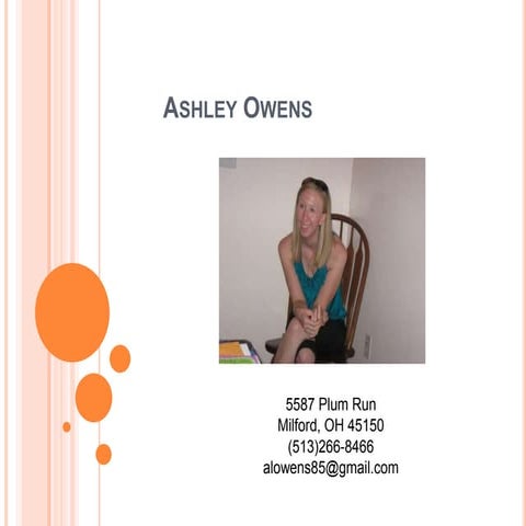 Visual Resume - Ashley Owens