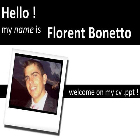 Visual resume cv_florentbonetto_short_contest