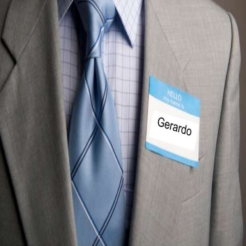 Visual resume gerald