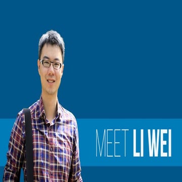 Meet Li Wei (Visual Resume) | PDF