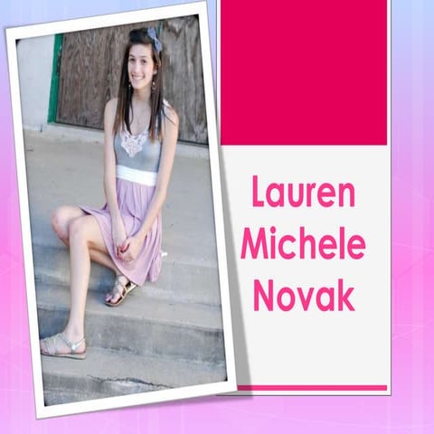 Visual resume novak lauren michele