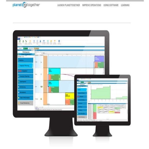 Visual Factory Planning and Scheduling
