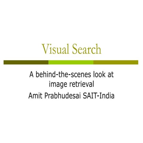Visual Search