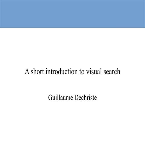 Visual search