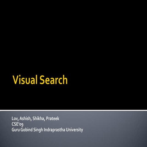 Visual Search