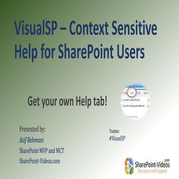 VisualSP - The SharePoint Help System