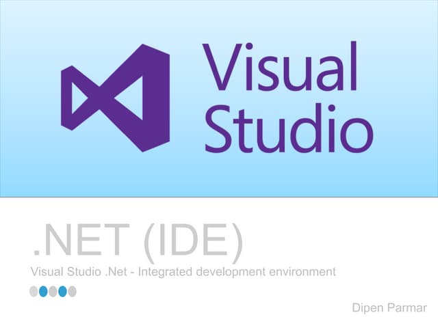 Visual studio ide componects dot net framwork