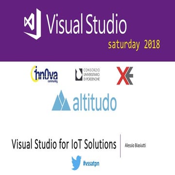 Visual Studio for IoT Solutions