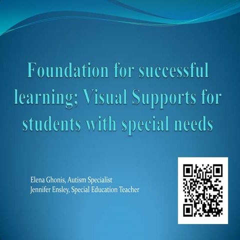 Visual supports  seven shares