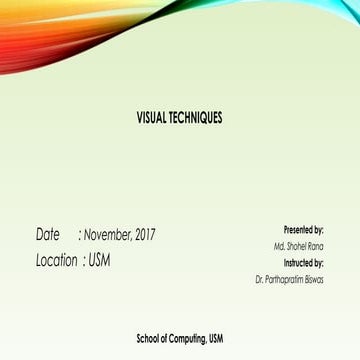 Visual Techniques