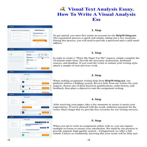 Visual Text Analysis Essay. How To Write A Visual Analysis Ess