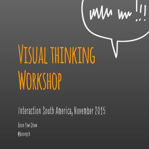 Visual thinking workshop — Interaction South America 2015