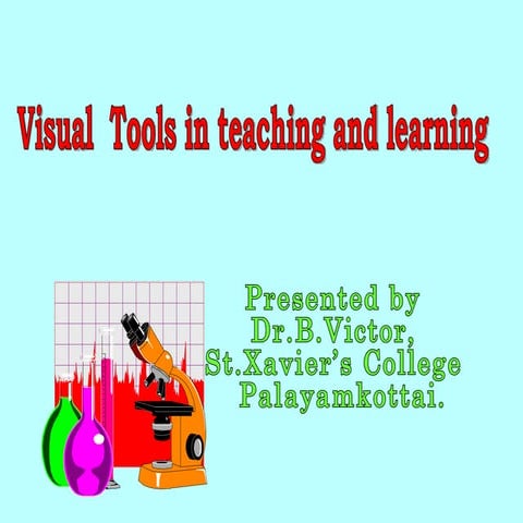 Visual  Tools In Teaching Learning