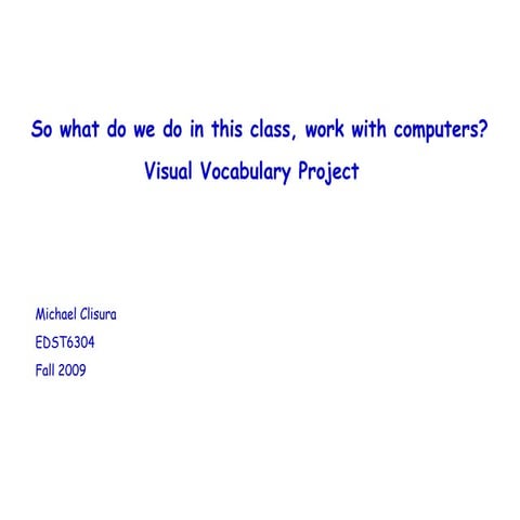 Technology Class Projects