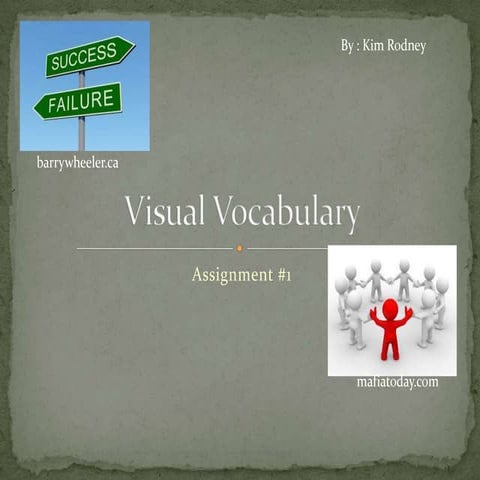 Visual vocabulary powerpoint