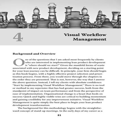 Visual workflow management