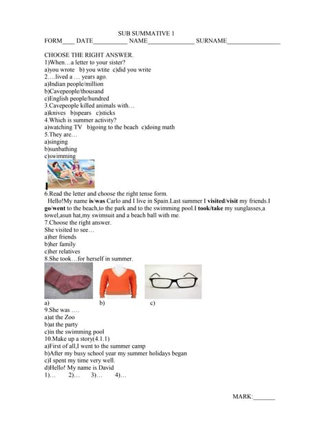 Sub summative 1 | PDF