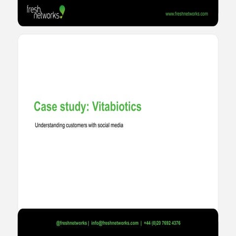 Social media case study: Vitabiotics