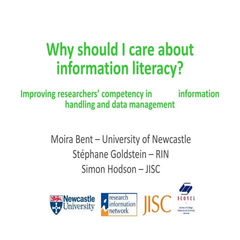 Why should I care about information literacy? 
