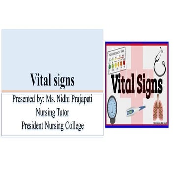 Vital signs , anatomy & physiology 