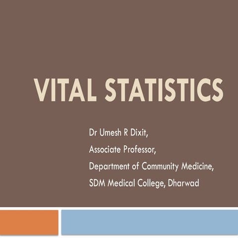 Vital Statistics-URD.pptx VITAL EVENTS STATS