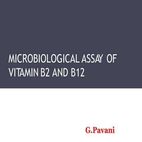 Vita microbial assay