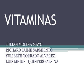 Vitaminas
