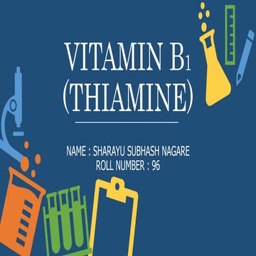 Vitamin B1, THIAMINE