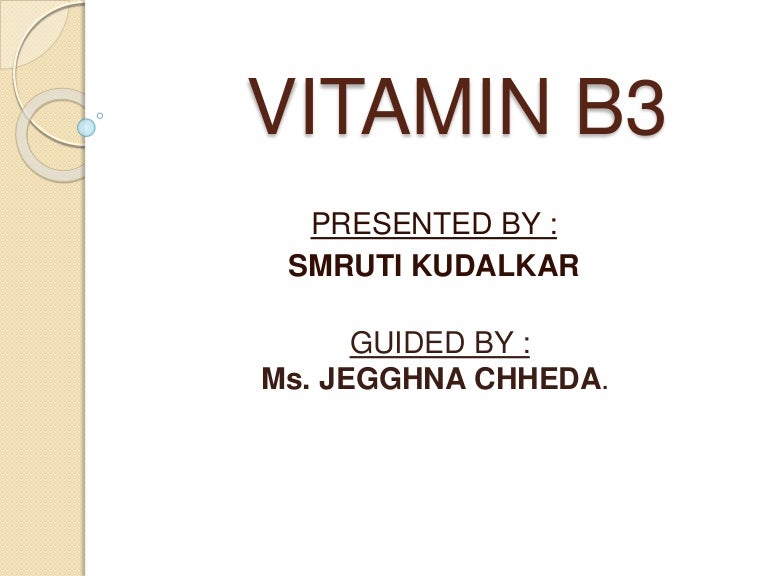 Vitamin B3