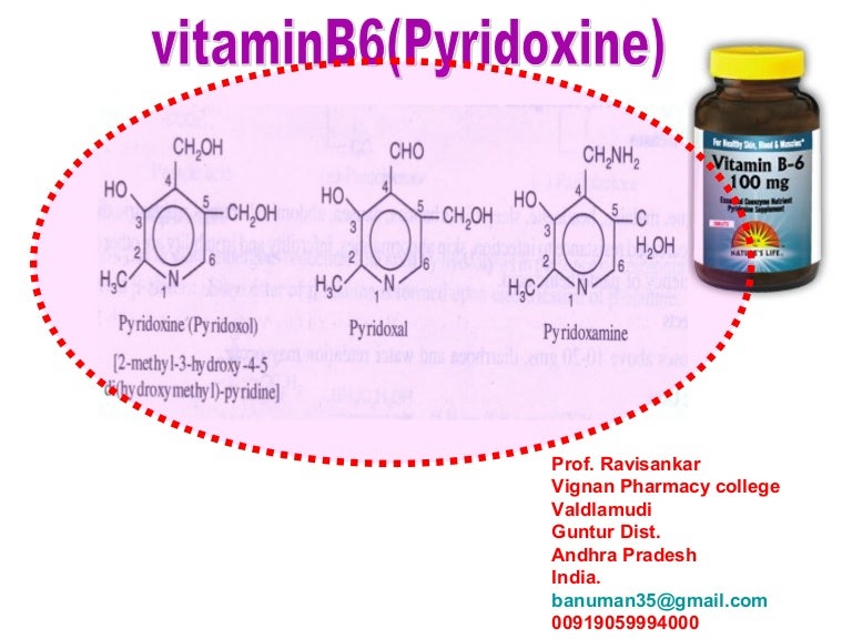 VITAMIN B6 [MEDICINAL CHEMISTRY] BY P.RAVISANKAR. SOURCES,STRUCTURES