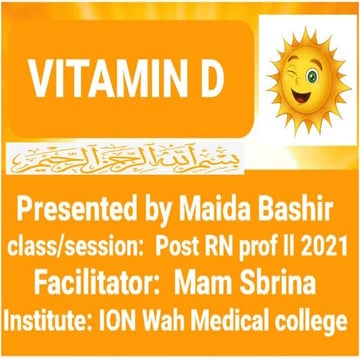 Vitamin D & its Analogues made easy for Dialysis students | PPTX