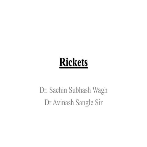 Rickets