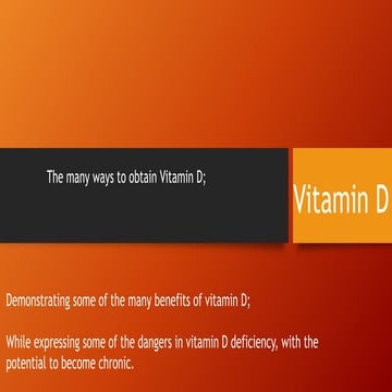 Vitamin D deficiency | PPTX