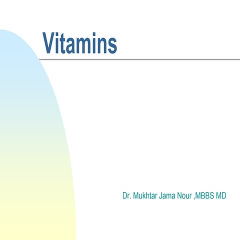 Vitamins in the human body wirh their sigs