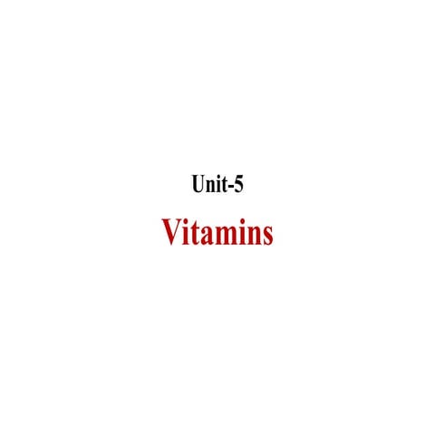 Vitamins as signal transmitters and biomolecules