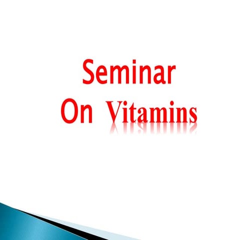 Vitamins ppt