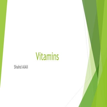 Vitamins and Neuropathy