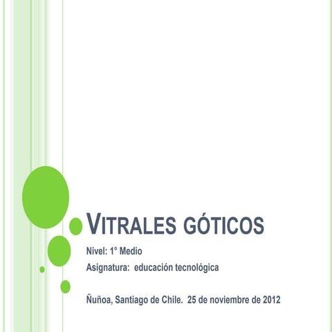 Vitrales góticos
