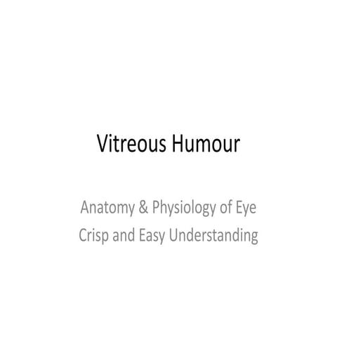 Anatomy and physiology Vitreous ppt final.pptx