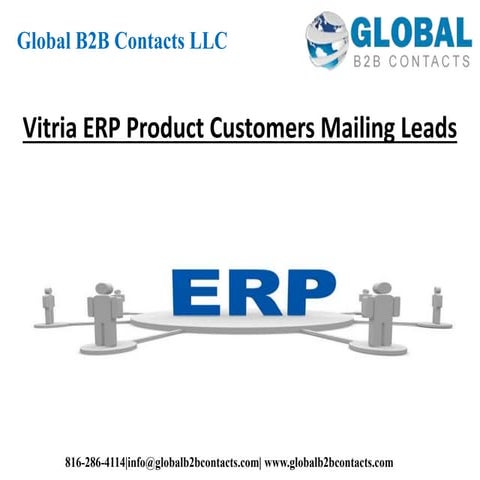 Vitria ERP product customers mailing leads