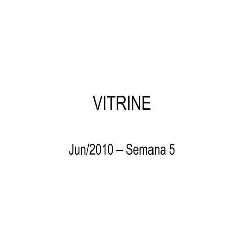 Vitrine jun sem5