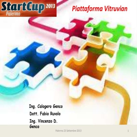 SCP13 - Elevator pitch di Vitruvian